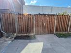 Houten Schutting met Dubbele Poort, Ophalen, 3 tot 6 meter, Hout, 1 tot 2 meter