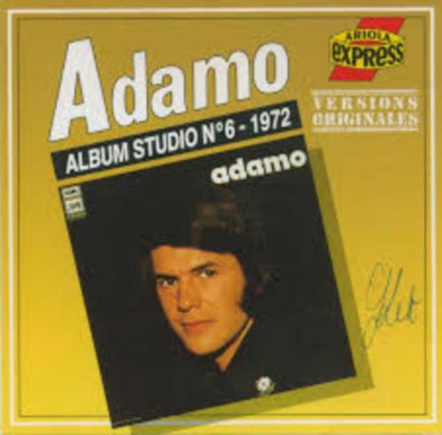 Adamo ‎– Album Studio No. 6 - 1972 Originele CD., Cd's en Dvd's, Cd's | Franstalig, Nieuw in verpakking, Ophalen of Verzenden