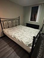 Mooi IKEA NOORESUND ijzeren bed 140x200, Gebruikt, Zwart, Tweepersoons, 200 cm