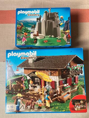 Playmobil berghut en wandeling beschikbaar voor biedingen