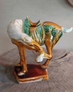 Vintage keramisch Chinees paard Tang dynastie stijl, Ophalen of Verzenden, Zo goed als nieuw, Dier