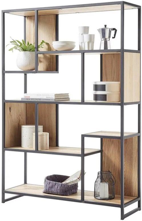 Roomdivider Eikenhout & Metaal - Stijlvol en Praktisch, Huis en Inrichting, Kasten | Boekenkasten, Nieuw, 100 tot 150 cm, 150 tot 200 cm