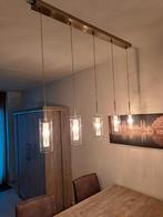 Stijlvolle hanglamp - 120cm breed, Ophalen, Zo goed als nieuw, Glas, Modern