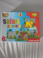 Speel Mee Safari Puzzels - 8 Puzzels, Ophalen of Verzenden, Minder dan 10 stukjes, Gebruikt, 2 tot 4 jaar