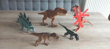 Jurassic world dino hap en Stamp t-rex stegosaurus  beschikbaar voor biedingen
