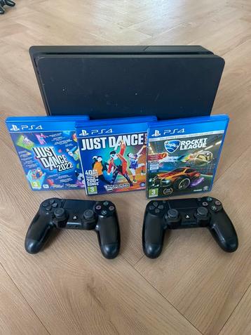 PlayStation 4 PS4 slim inclusief 7 games beschikbaar voor biedingen
