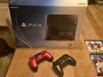 PlayStation 4 500GB met 2 controllers en 12 spellen, Spelcomputers en Games, Spelcomputers | Sony PlayStation 4, Ophalen, Met 2 controllers