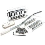 Gitaar tremolo bridge complete set 6 snarig chroom, Moku Custom Guitars, Nieuw, 4613CB, Ophalen of Verzenden