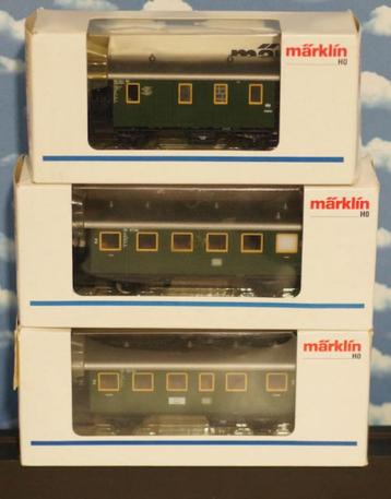 Märklin Lokalbahnwagen-Set der DB 4301,4302 und 4303. beschikbaar voor biedingen