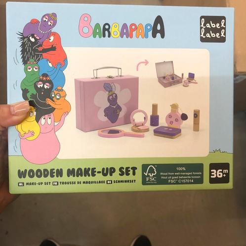 gewilde Label houten make up set  barbapapa nieuw, Kinderen en Baby's, Speelgoed | Houten speelgoed, Nieuw, Ophalen of Verzenden
