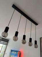 Zwarte hanglamp met LED lampen, Huis en Inrichting, Lampen | Hanglampen, Ophalen, Zo goed als nieuw, Metaal, Minder dan 50 cm