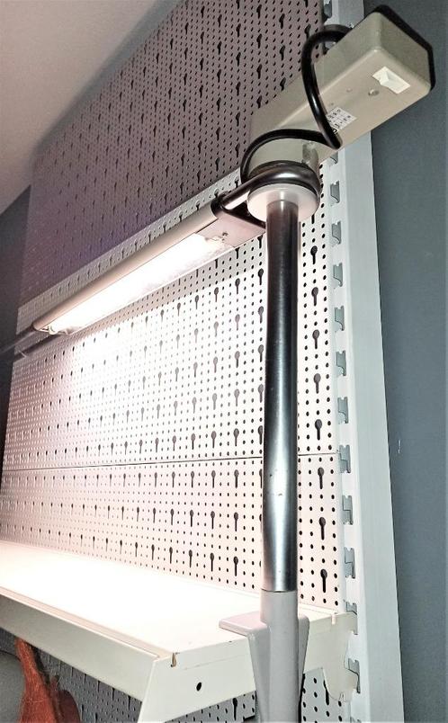 Gispen vintage bureaulamp -Industriële architecten lamp 60s, Huis en Inrichting, Lampen | Tafellampen, Gebruikt, Minder dan 50 cm