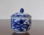 Vintage Oscar Schaller & Co. Zwiebelmuster Suikerpot 10 cm, Ophalen of Verzenden, Gebruikt, Steen, Aardewerk of Keramiek, Dier