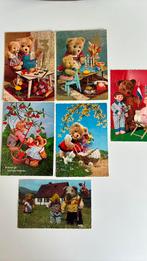 6 Kinderkaarten met afbeelding beren., Ophalen of Verzenden, 1980 tot heden