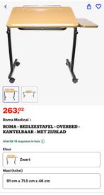 Bedtafel bed leestafel Roma, Huis en Inrichting, Ophalen, Zo goed als nieuw, 60 cm of meer