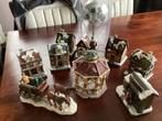 Diverse huisjes met verlichting voor kerstdorp, Ophalen, Zo goed als nieuw