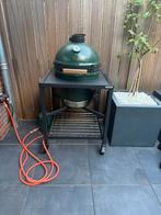 Big Green Egg Large Inclusief frame en hoesje, Ophalen, Zo goed als nieuw, Houtskool