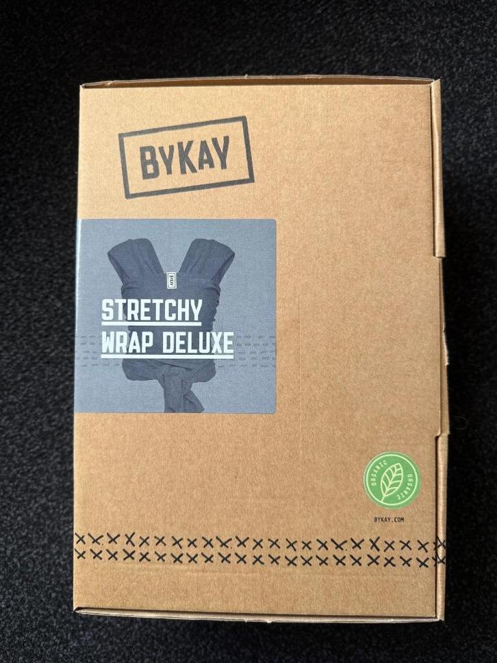 ByKay Stretchy Wrap Deluxe draagdoek, Kinderen en Baby's, Babydragers en Draagdoeken, Zo goed als nieuw, Draagdoek, Buik, Overige merken