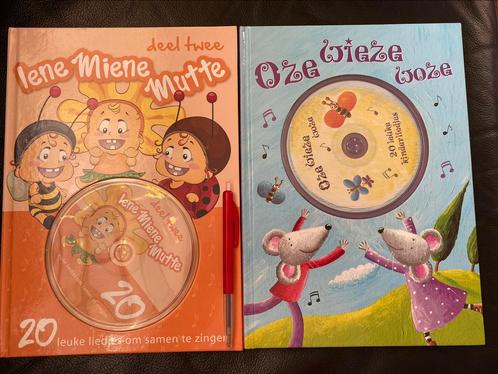 Oze wieze woze en Iene Miene Mutte inclusief CD’s zgan, Boeken, Kinderboeken | Kleuters, Zo goed als nieuw, Fictie algemeen, Ophalen of Verzenden