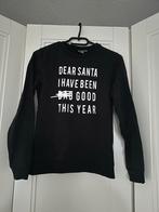 Zwarte kersttrui met tekst - Maat 146/152, Ophalen of Verzenden, Zo goed als nieuw