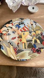 Kunst , bord groot , en  2 kopjes, Ophalen, Bord of Schaal