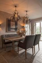 Hoffz Hanglamp Iron Rusty Dusty, Ophalen, Zo goed als nieuw, Metaal, Landelijk chic