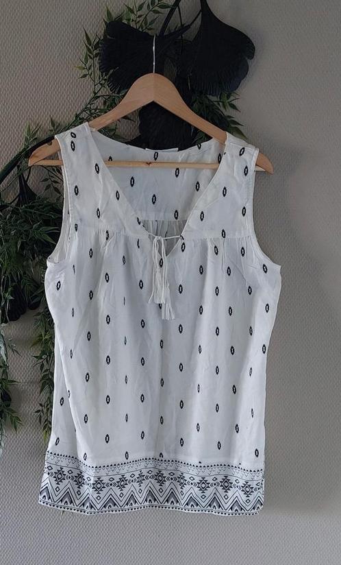 2 TOPS en 1 Broek zwart wit L🙂, Kleding | Dames, Tops, Nieuw, Maat 42/44 (L), Zwart, Zonder mouw, Ophalen of Verzenden