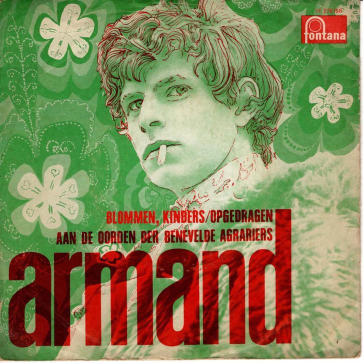 Armand - Blommen, kinders, Cd's en Dvd's, Vinyl Singles, Gebruikt, Single, Nederlandstalig, 7 inch, Ophalen of Verzenden