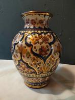 Antieke Vaas Gouda Majolica, Antiek en Kunst, Ophalen