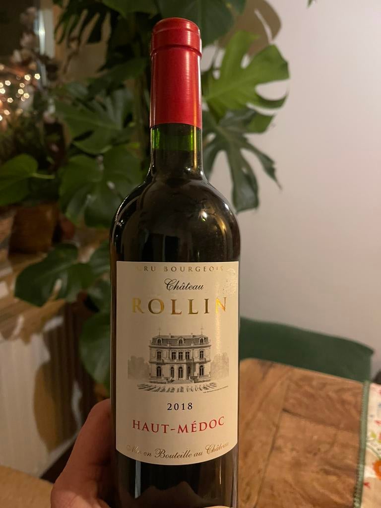 Haut Medoc van chateau Rollin 2018, Verzamelen, Ophalen, Frankrijk, Nieuw, Rode wijn