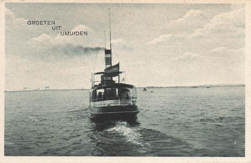 RV227 IJmuiden Stoomboot jaren 20, Verzamelen, Ansichtkaarten | Nederland, Ongelopen, Noord-Holland, 1920 tot 1940, Verzenden
