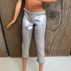 Zilverkleurige legging broek, Ophalen of Verzenden, Gebruikt, Barbie