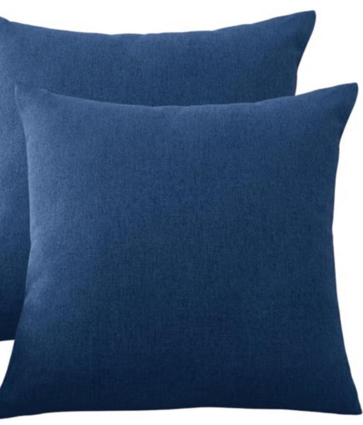 Grote Kussens 70x70 Nieuw - Blauwe Hoes, Huis en Inrichting, Woonaccessoires | Kussens, Nieuw, Blauw, Vierkant, Ophalen of Verzenden