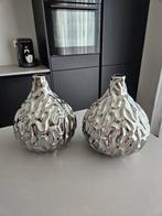 2 Stuks Siervazen - Moderne Look, Huis en Inrichting, Woonaccessoires | Vazen, Overige kleuren, Aardewerk of Porselein, Ophalen of Verzenden