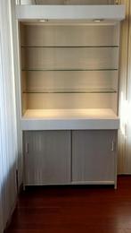vitrine kasten, Huis en Inrichting, Kasten | Vitrinekasten, Ophalen of Verzenden, Gebruikt, 25 tot 50 cm, 200 cm of meer