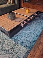 2 salontafels, Huis en Inrichting, Tafels | Salontafels, Ophalen, Gebruikt, 50 tot 100 cm, Vierkant