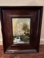 Oud Landschap Schilderij - 22x28 cm, Ophalen