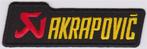 Akrapovic stoffen opstrijk patch embleem, Motoren, Accessoires | Stickers, Ophalen of Verzenden