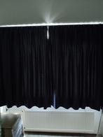 overgordijnen donkerblauw, Huis en Inrichting, Ophalen of Verzenden, Zo goed als nieuw, 200 cm of meer