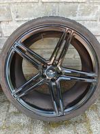 audi volkswagen 20 inch zwarte 5 spaaks velgen, Auto-onderdelen, Banden en Velgen, Ophalen, Gebruikt, 255 mm, Banden en Velgen