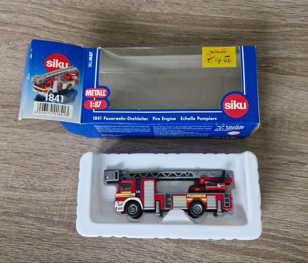Siku 1841 Brandweerauto - Nieuw in doos, Ophalen of Verzenden, Nieuw, Auto