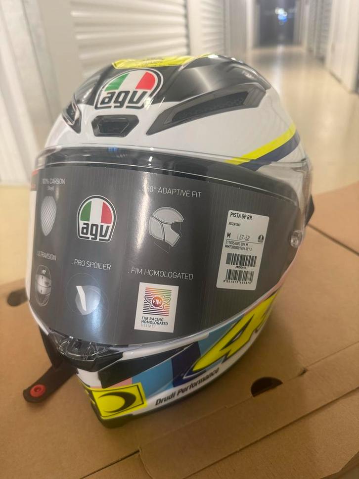 AGV Pista GP RR - Nieuw - Maat M, Motoren, Kleding | Motorhelmen, Heren, Integraalhelm, M, AGV, Nieuw met kaartje, Ophalen