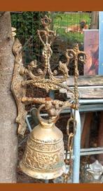 Antieke Bronzen Kloosterbel, Deurbel, Antiek en Kunst, Antiek | Koper en Brons, Ophalen of Verzenden, Brons