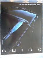 Buick Buyer's Guide 1987, brochure modeljaar 1987, Verzenden, Zo goed als nieuw, Overige merken