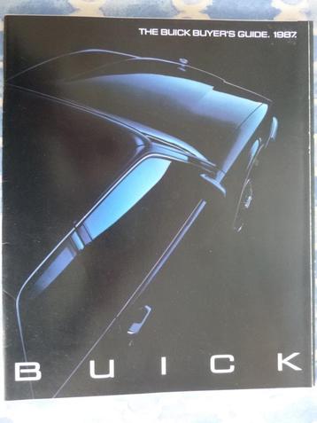 Buick Buyer's Guide 1987, brochure modeljaar 1987 beschikbaar voor biedingen