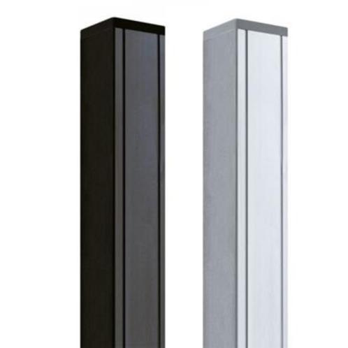 Composiet paal + kap 68x68 mmx186 cm houten kern (restantpar, Tuin en Terras, Palen, Balken en Planken, Nieuw, Palen, 180 tot 250 cm