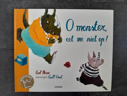 O monster eet mij toch niet op ~ Carl Norac, Boeken, Prentenboeken en Plaatjesalbums, Zo goed als nieuw, Prentenboek, Ophalen of Verzenden