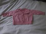 Roze vestje met ingebreid fijn zilverdraadje Moodstreet 68, Kinderen en Baby's, Babykleding | Maat 68, Moodstreet, Meisje, Ophalen of Verzenden