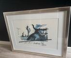 Herman Brood zeefdruk ingeljjst, Antiek en Kunst, Kunst | Litho's en Zeefdrukken, Ophalen