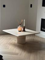 Angelo Mangiarotti design travertin salontafel – vintage, Overige materialen, Zo goed als nieuw, Minder dan 50 cm, Rechthoekig
